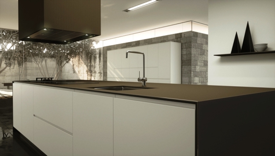 encimera de porcelánico