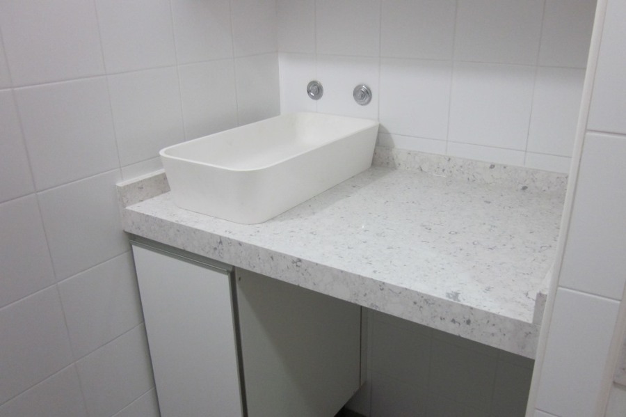 Encimera en Silestone bianco rivers
