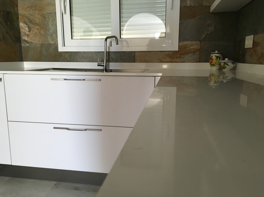 Encimera en solid surface