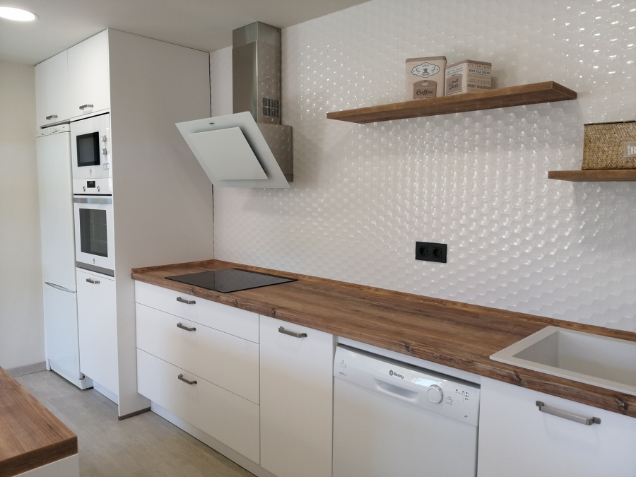 Encimera imitación madera