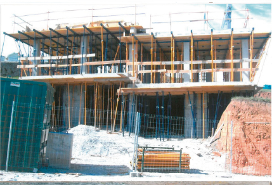 encofrado de la estructura general