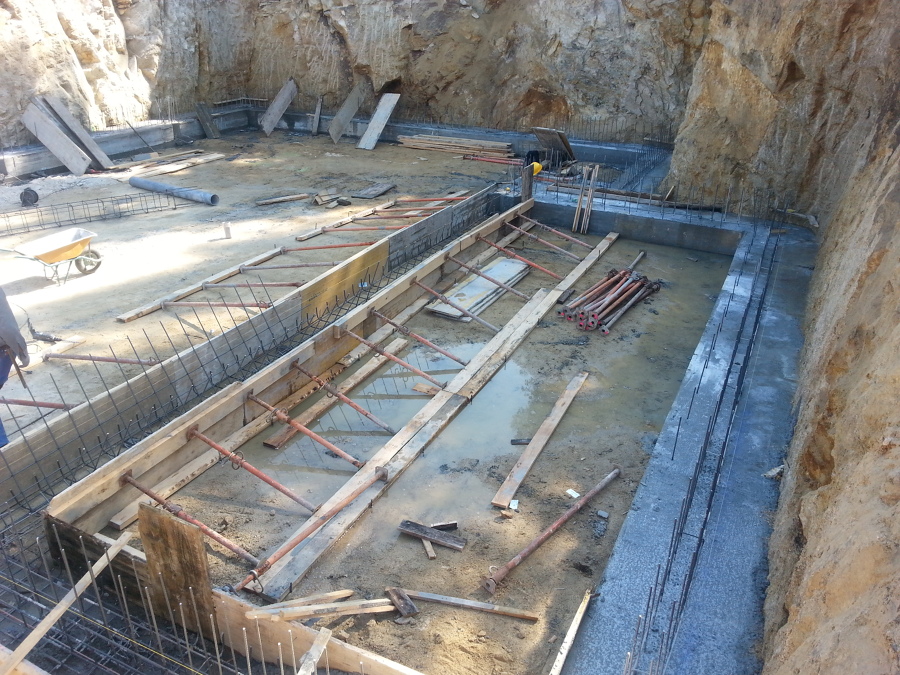 Encofrando cimentación