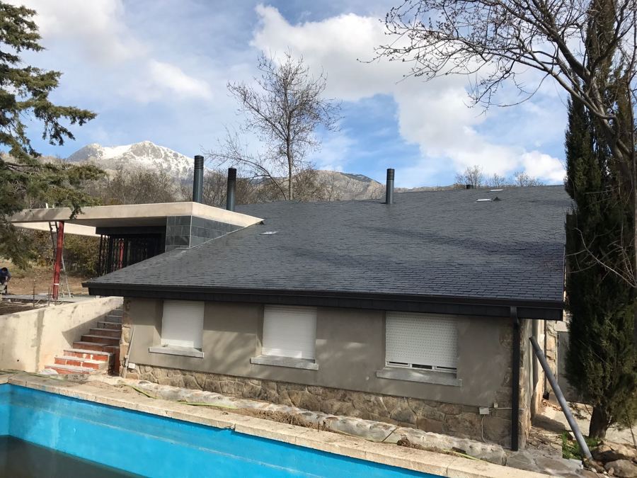 Enfoscado de la fachada