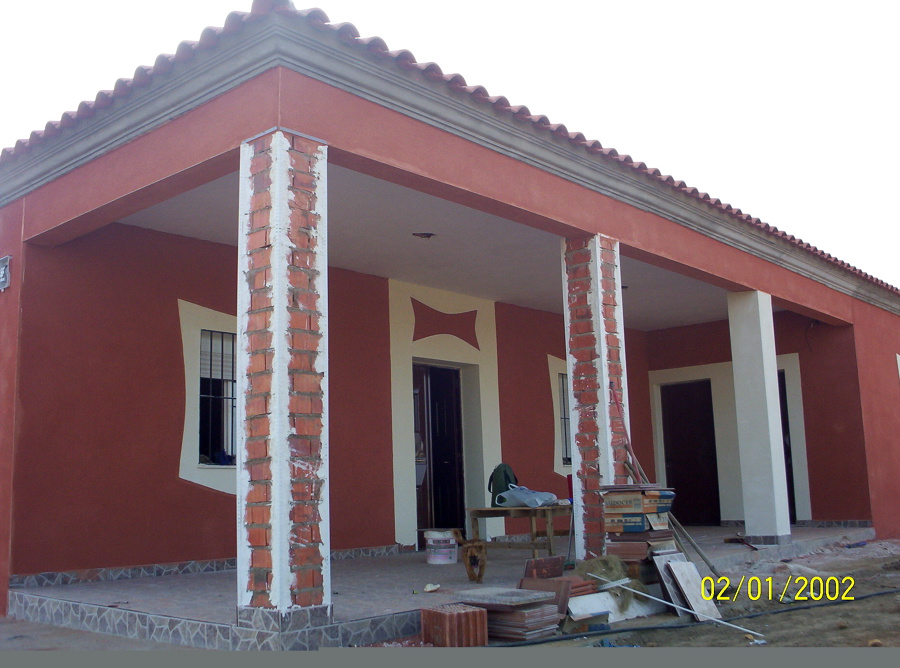 enfoscado de monocapa