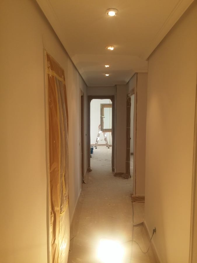 Enlucido de paredes/techos y pintado