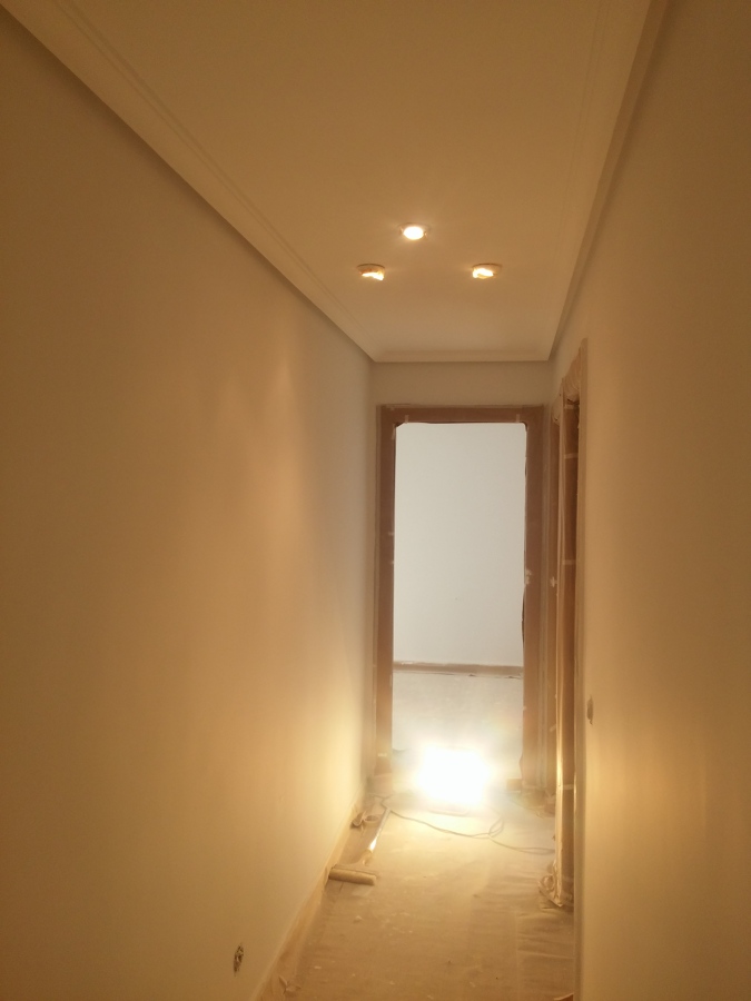 Enlucido de paredes/techos y pintado