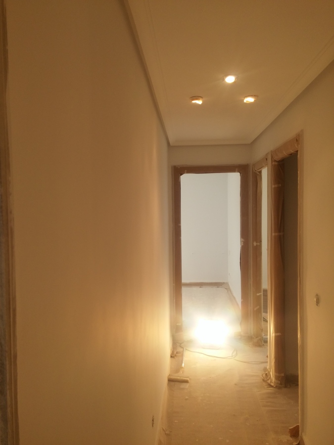 Enlucido de paredes/techos y pintado