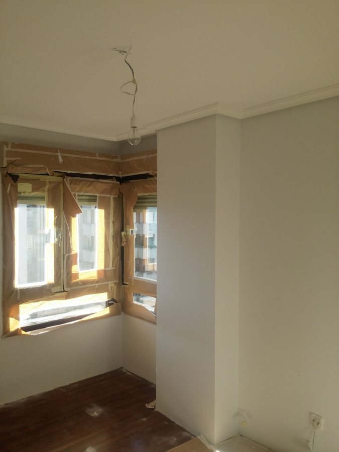 Enlucido de paredes/techos y pintado