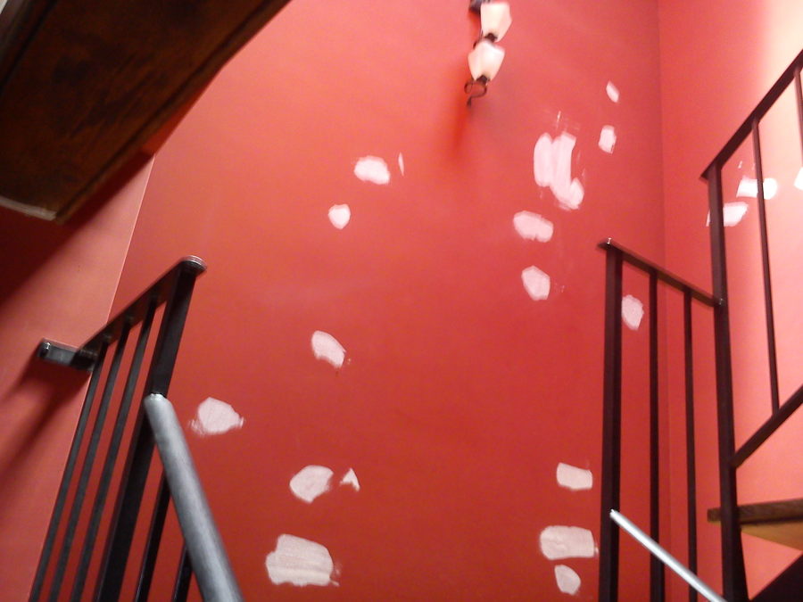 enmasillado escalera