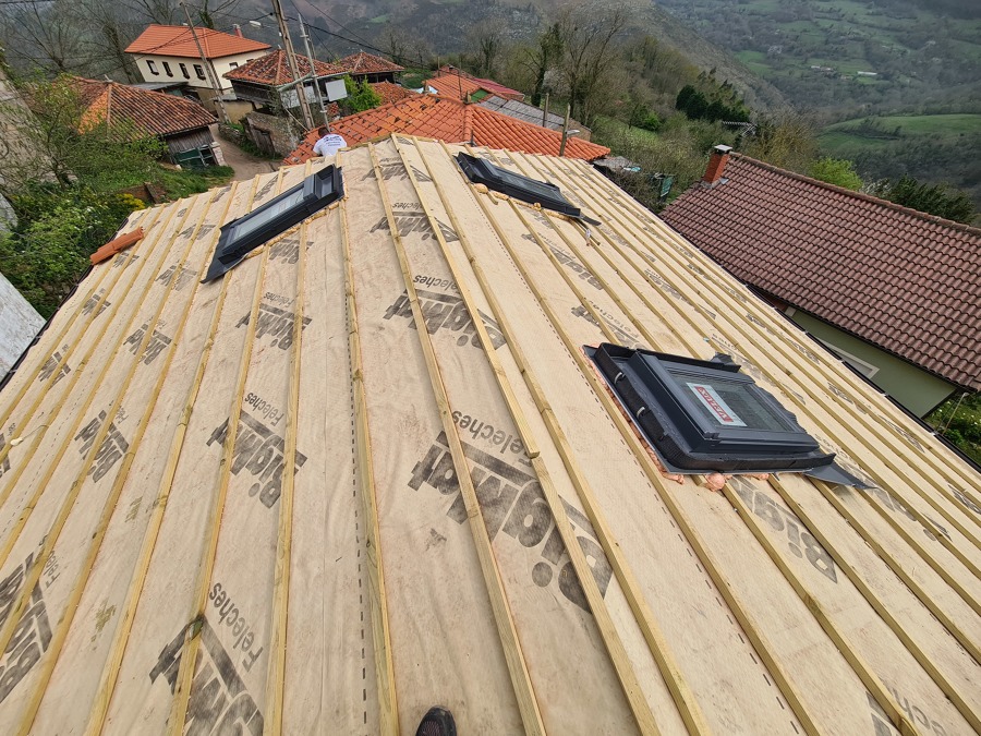 Enrastrelamiento para previo retejo