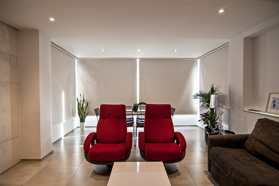 Enrollables en salón