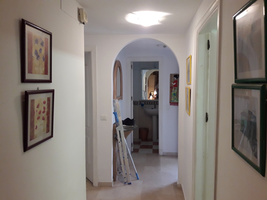 Entrada antes de pintura