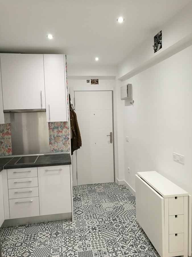 ENTRADA, COCINA Y ZONA DE COMEDOR