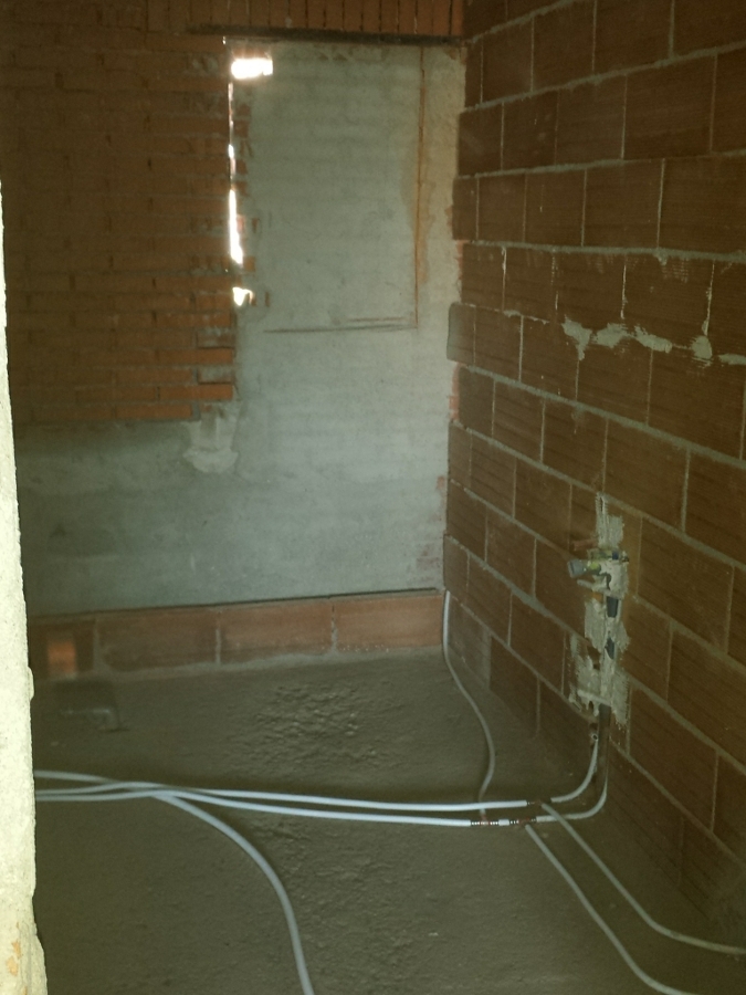 entrada de agua en multicapa