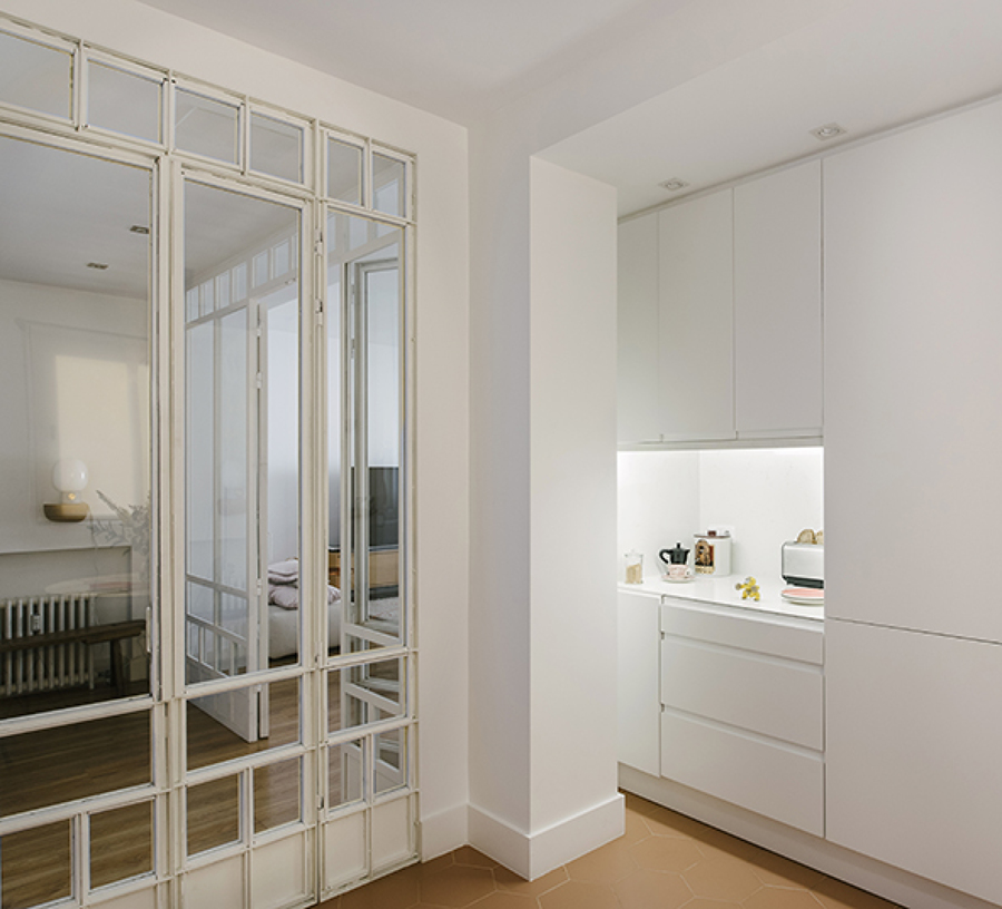 entrada de la cocina