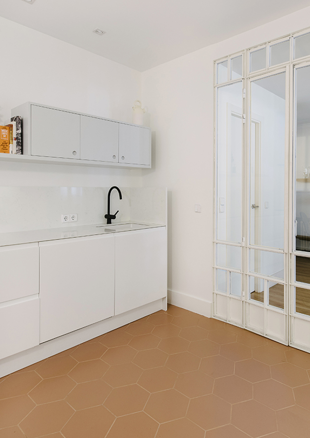 entrada de la cocina