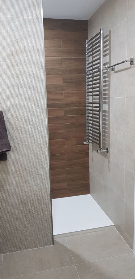 Entrada ducha y radidador