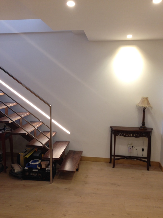 Entrada hacia escaleras