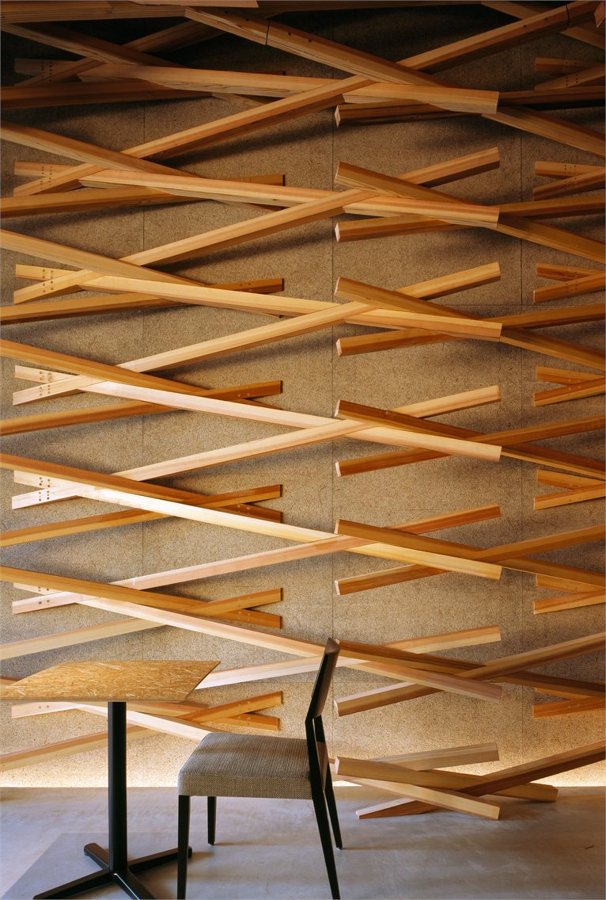 Entramado madera, detalle