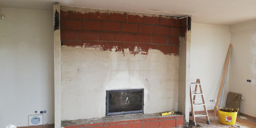 Enyesado de chimenea