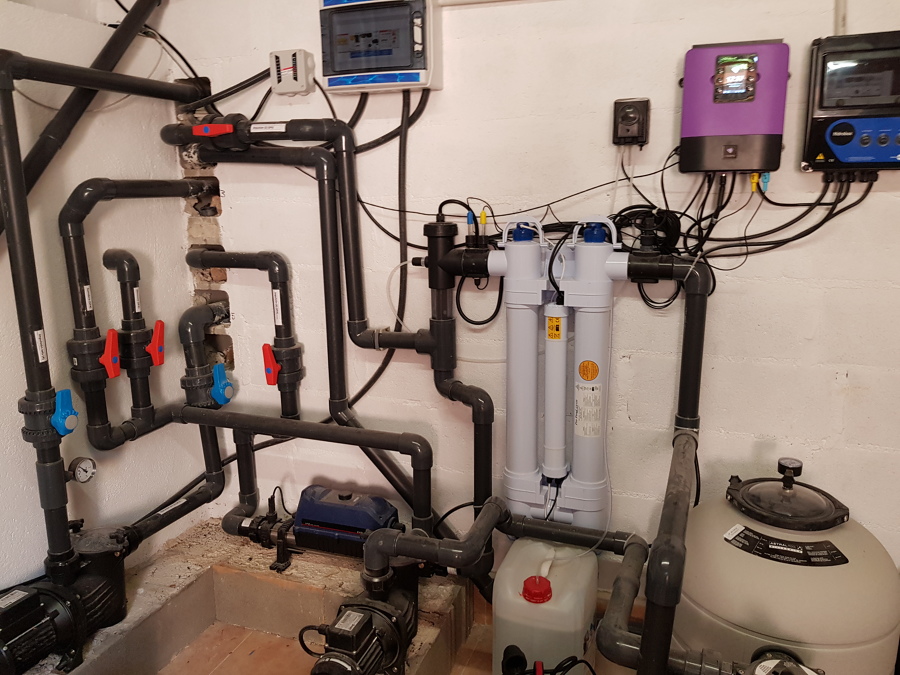 Equipamiento listo para funcionar.