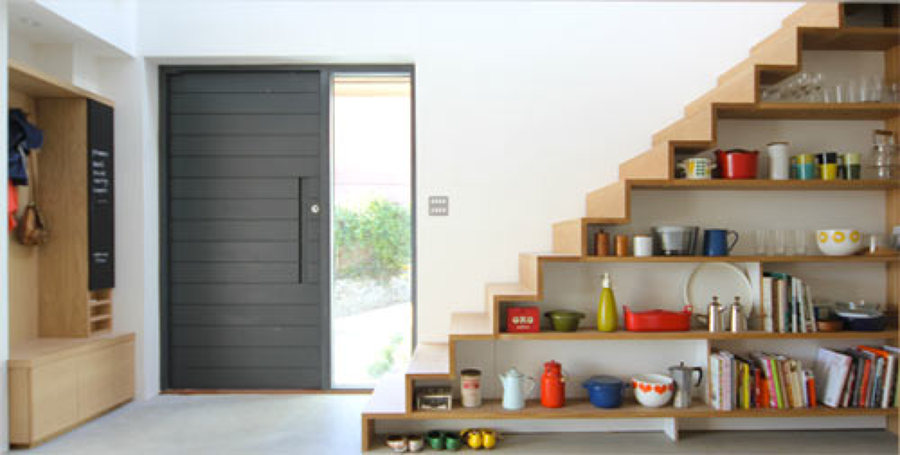 escalera para guardar cosas