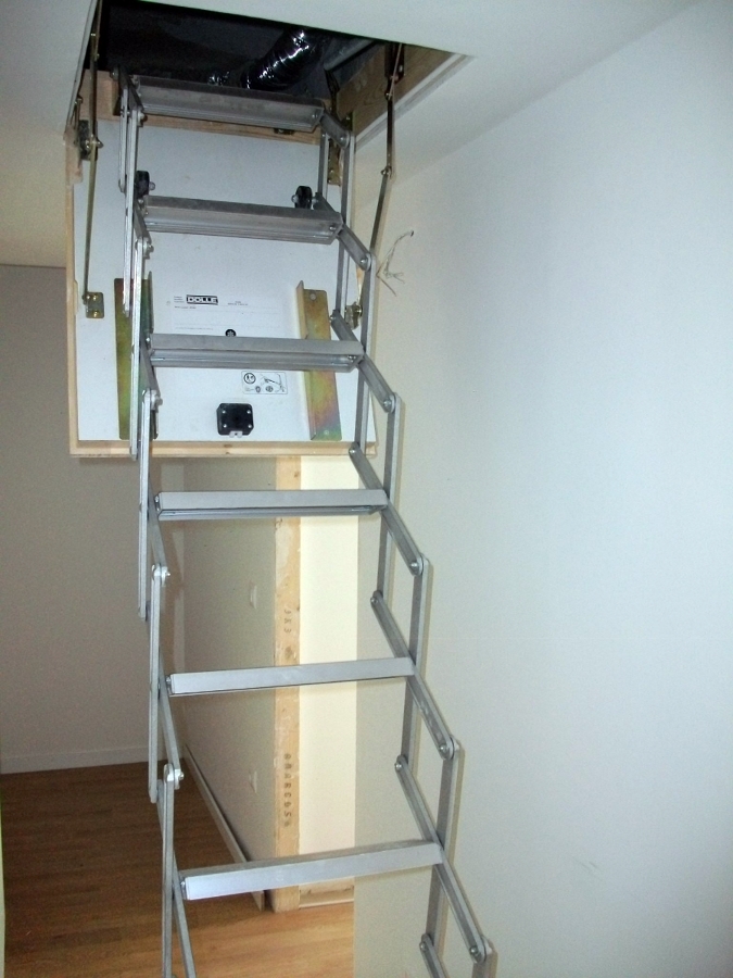 escalera altillo almacenaje