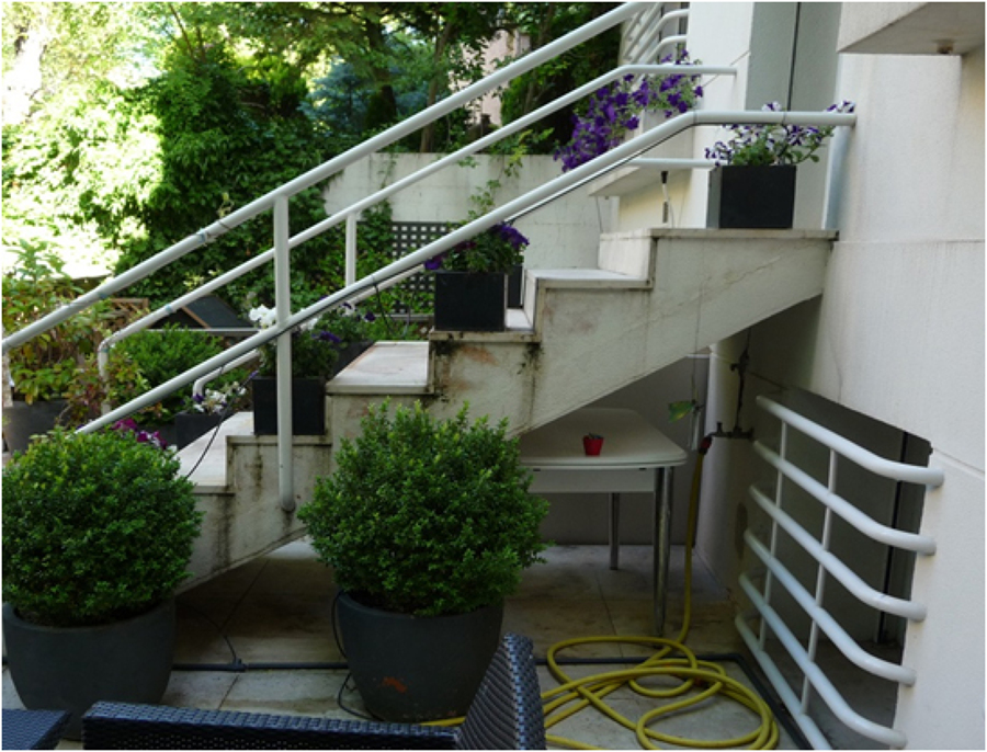 Escalera antes de la reforma