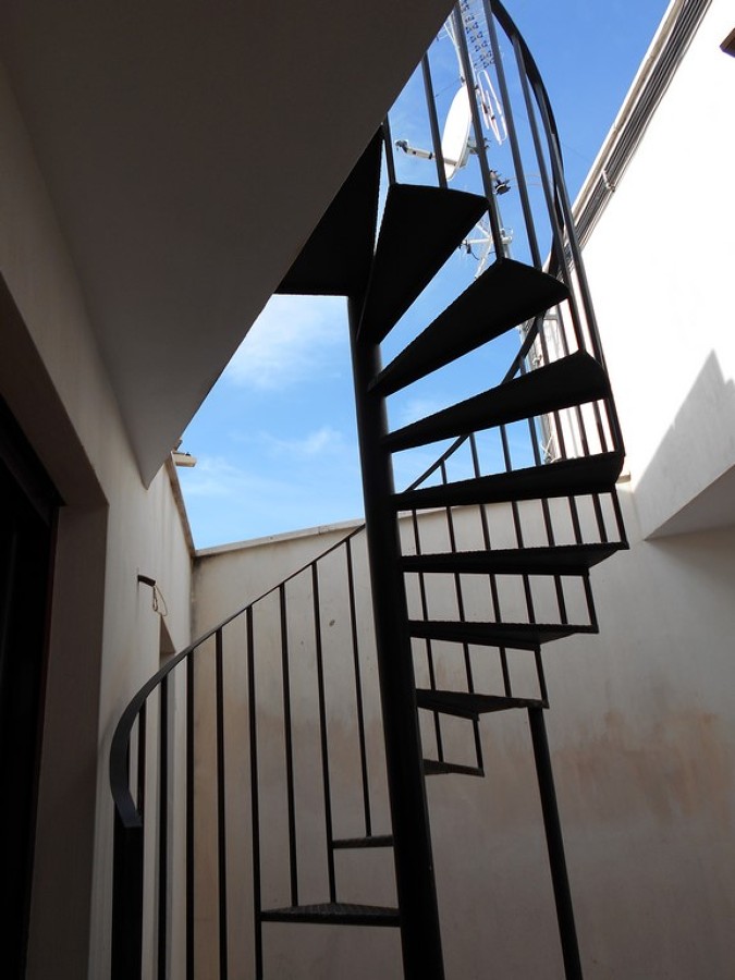 escalera azotea