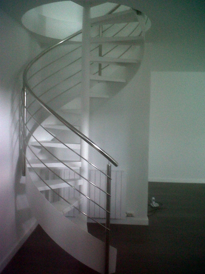 ESCALERA CARACOL INOXIDABLE