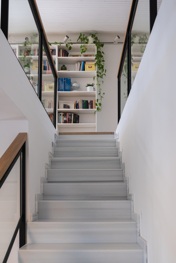 Escalera de mármol de Macael