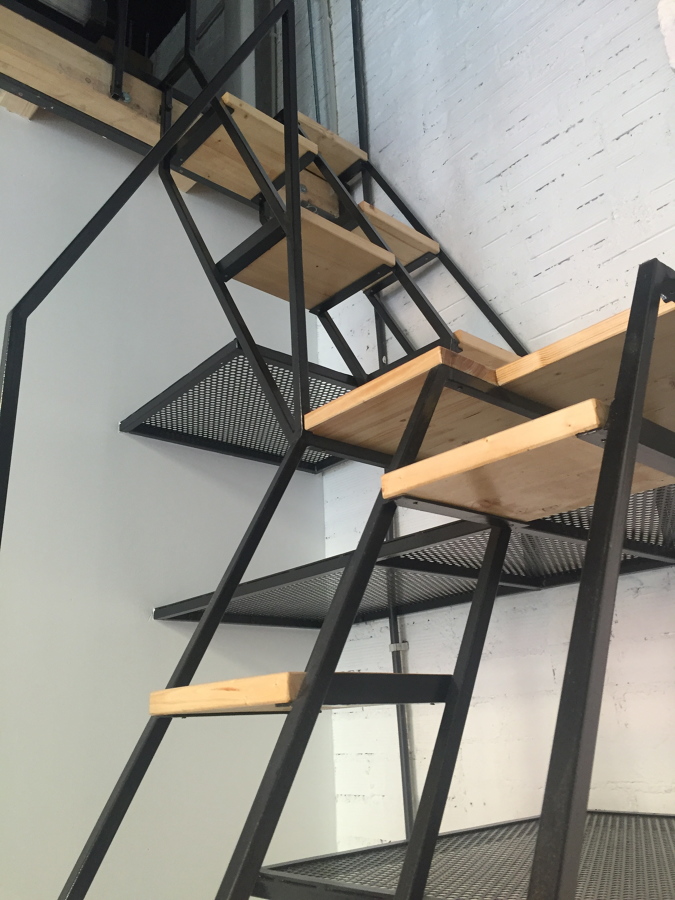 Escalera de pie derecho