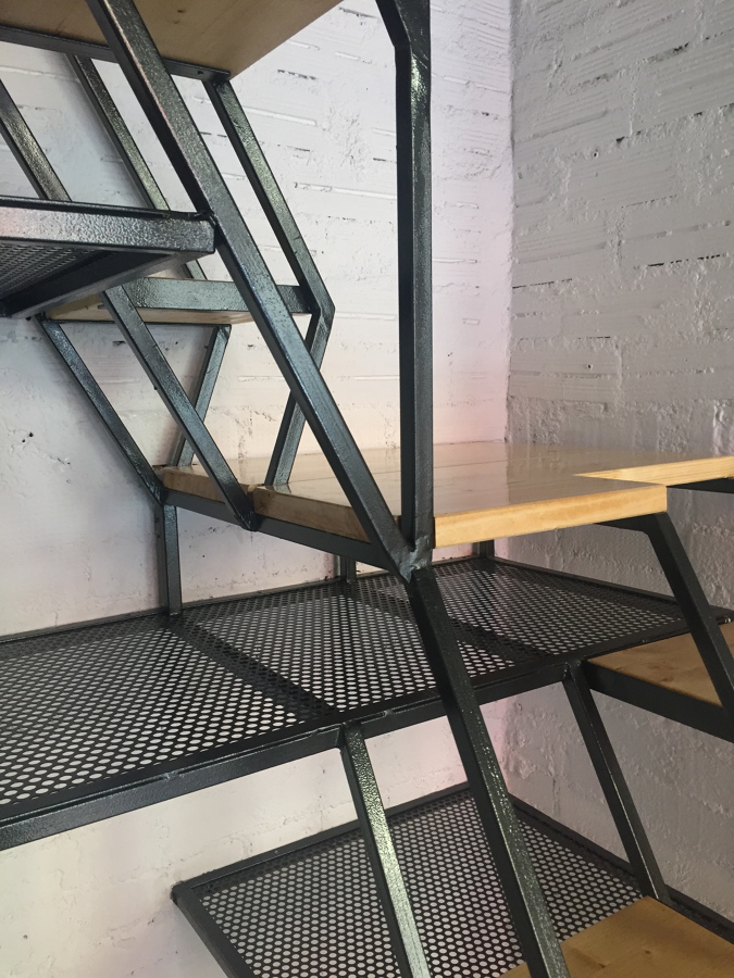 Escalera de pie derecho