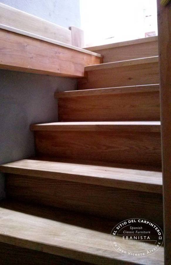 Escalera de roble a medida