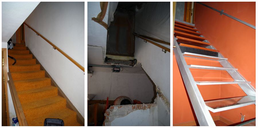 Escalera de subida a planta baja