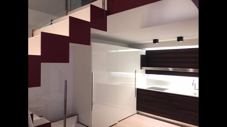 Escalera en hierro cortada al laser.