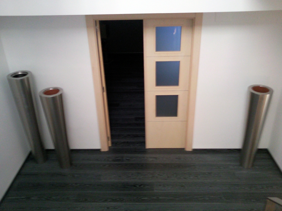 ESCALERA FORRADA CON PARQUET FLOTANTE EUROWOOD ROBLE NEGRO CALÍZO