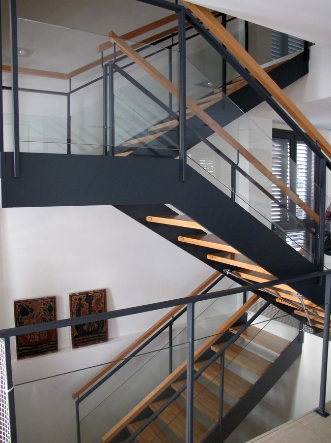 Escalera  hierro interior