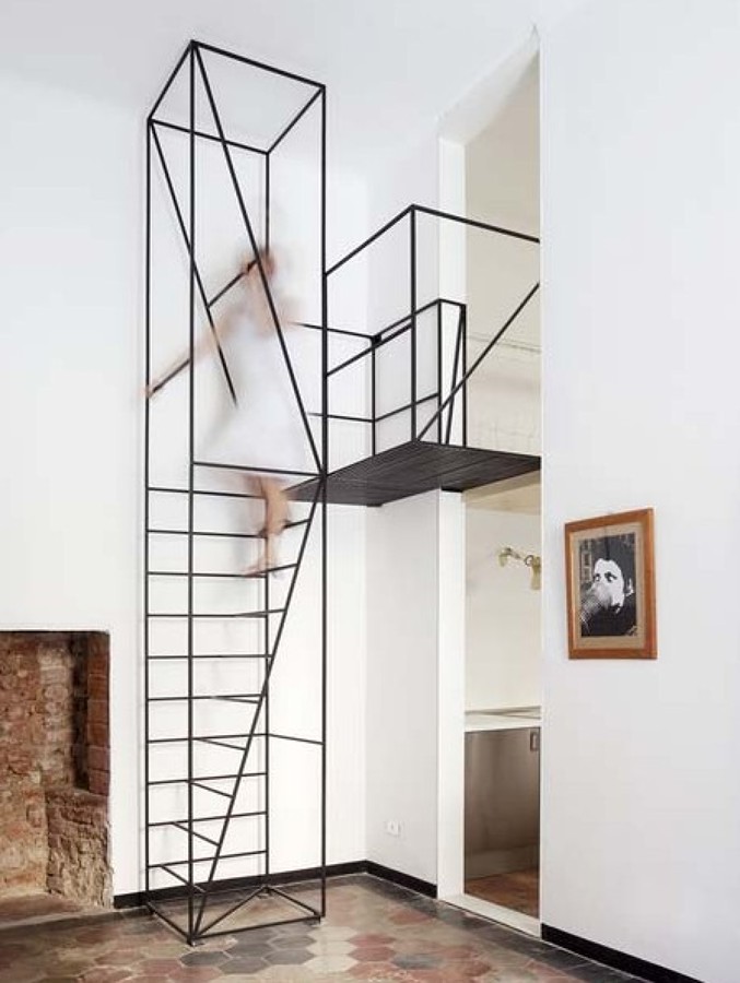 escalera minimalista