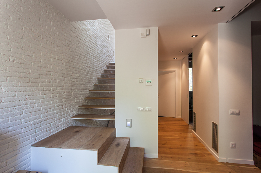 Escalera que lleva a la planta superior