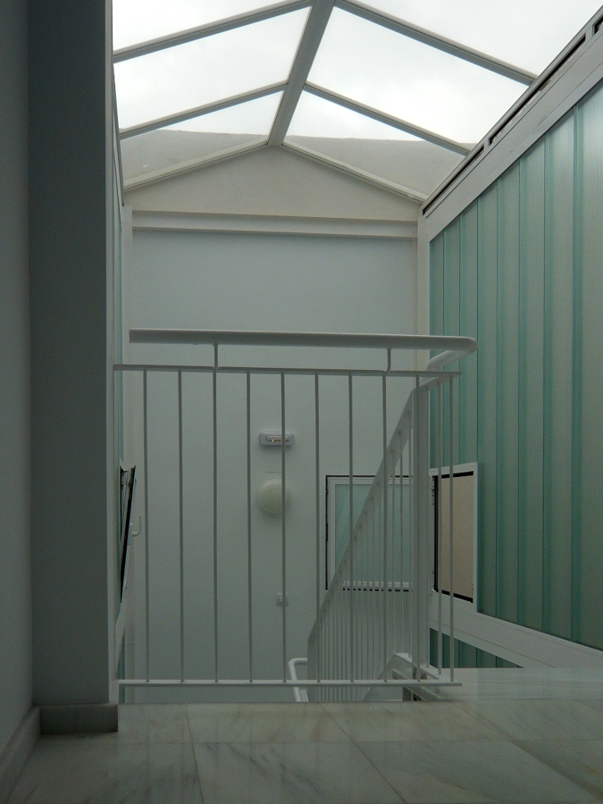 Escalera y lucernario