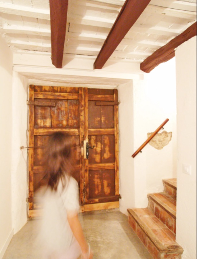 escaleras del casa de pueblo