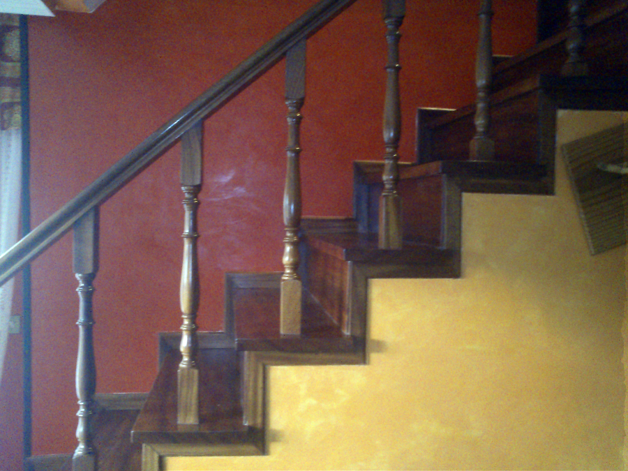 Escaleras estucado 