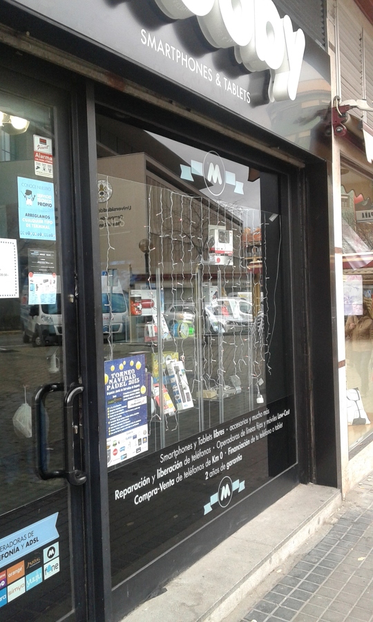 Escaparate Mooby Segovia