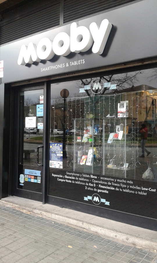 Escaparate Mooby Segovia