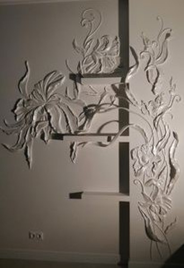 escultura 3D a pared