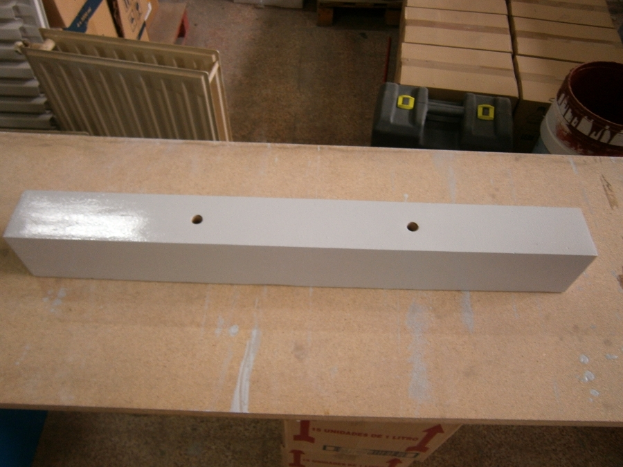 ESMALTADO DEL PATIN DE MADERA