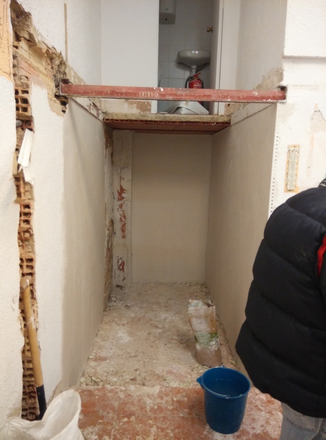 Espacio de cámara frigorífica recuperado según diseño