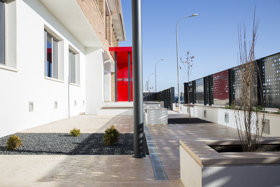 Espacio exterior. Patio de descanso