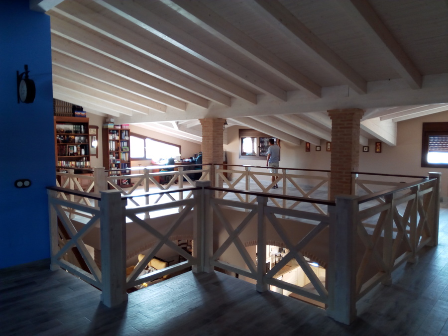 Espacio superior diáfano